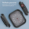 imoshion Screenprotector - Geschikt voor Apple Watch Series 4 / 5 / 6 / SE - 44mm - Full Cover Hard Case / Beschermend Hoesje - Zwart