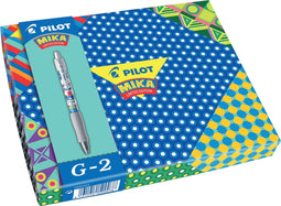 Pilot gelroller G-2 Mika Limited Edition, geschenkdoos met 6 gelrollers