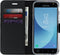 Accezz Samsung Galaxy J3 (2017) - Wallet Softcase Bookcase - 3 Pashouders - Zwart