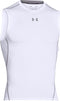 Under Armour HG Armour Sporttop - Compressie - Wit - Maat L
