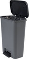 Curver Compatta Duo Prullenbak - 2x 23L - Grijs/Zwart