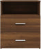vidaXL - Nachtkastje - 50x32x60 - cm - bruin - eikenkleur