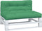 vidaXL - Palletkussens - 2 - st - stof - groen