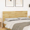 vidaXL - Hoofdbord - 150 - cm - massief - hout - eiken