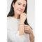 Twist armband - Rodium toplaag - Sprankelende witte kristallen - Wit