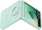 Samsung Galaxy Z Flip6 - Silicone Case - Hoogwaardige Bescherming met Handige Ring - Groen