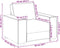 vidaXL - Fauteuil - Wijnrood - 59 - cm - Kunstleer