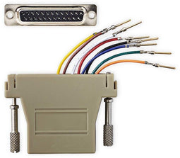 Nedis CCGB52822IV - D-sub naar RJ45 seriële adapter - 25-pins connector