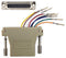 Nedis CCGB52822IV - D-sub naar RJ45 seriële adapter - 25-pins connector