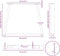 vidaXL - Eettafelpoten - 2 - st - V-vormig - 80x(72-73,3) - cm - staal - antraciet