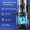 Safecourt Kitchen Slow Juicer - krachtige motor - RVS pre-cutter & cold-press technologie - zwart