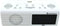 Soundmaster UR8350WE - DAB+ FM wekker radio - USB AUX hoofdtelefoonaansluiting - wit