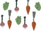 Kinderkamer Vloerkleed Veggie Garden Lorena Canals