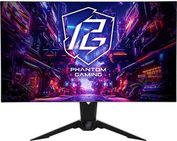 ASRock Phantom Gaming PGO32UFS - Gaming-Monitor - 32" 4K Ultra HD OLED 240Hz - Zwart