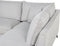 ELGA - Hoekbank - Lichtgrijs - Linkszijdig - Linnen