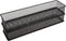 Mesh Lade Organizer en Plank Opbergbakjes - Set van 2 (Zwart, 30x7.5x5 cm)