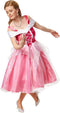Dressforfun Kostuum prinses Aurora M - Verkleedkleding - Glanzende jurk met tule-overrok - Rosé
