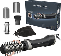 Rowenta Brush Activ Renewal UB9530 - Roterende Krulborstel - 1000 W - Zwart/Zilver