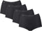 sloggi Basic+ - Dames Maxi slip - Extra zachte naden - Zwart (4-pack)