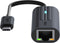 Rapoo USB-C Adapter, USB-C naar Gigabit LAN, grijs