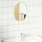 vidaXL - Wandspiegel - 30x25 - cm - goudkleurig