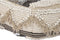 Kussen DKD Home Decor Voor op de grond Strepen Bruin Polyester Katoen (60 x 60 x 25 cm)