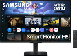 Samsung Smart Monitor M5 M50F - 27" FHD - Smart TV met Tizen OS - Zwart