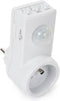 Perel Schemerschakelaar - instelbaar - detectiehoek 160° detectiebereik 9 m 230 V 1.5 A 300 W Franse aarding type E wit