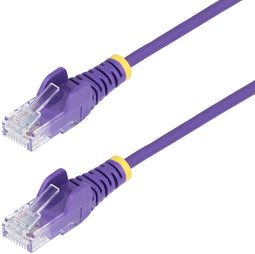 StarTech.com N6PAT150CMPLS - CAT6 Ethernet Kabel - 1,5m Snagless 100W PoE 28AWG UTP LSZH Paars