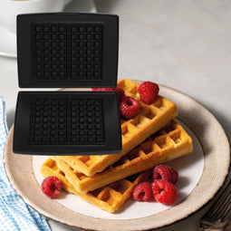FRITEL Set bakplaten - 4x7 Belgische wafels - EXCLUSIEF TOESTEL - PFAS-vrij