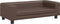 vidaXL - Hondenmand - met - verlengstuk - 100x50x30 - cm - kunstleer - bruin