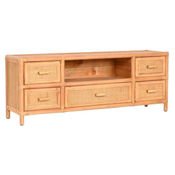 Home ESPRIT - Tv-meubel - 5 lades - Lichtbruin 120 x 30 x 45 cm