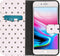 iMoshion Hoesje Geschikt voor iPhone 7 / 8 / SE (2020) / SE (2022) Hoesje Met Pasjeshouder - iMoshion Design Softcase Bookcase - Wit / Zwart / Hearts Allover White