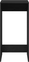 vidaXL - Bartafel - Zwart - Eiken - 51x50x103,5 - cm - Engineered - Wood