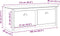 vidaXL - Gangbank - BODO - 114x40x45 - cm - grijs