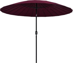 vidaXL - Parasol - met - aluminium - paal - 270 - cm - bordeauxrood