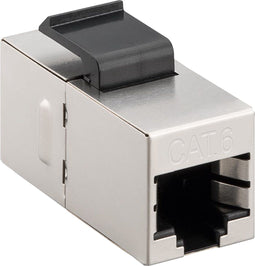 Keystone Jack CAT 6 afgeschermd 2 x RJ45 STP aansluiting - Kabelverbinder - Kabel Connector