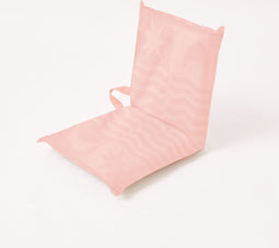Sunnylife - Beach Strandstoel Terry Lounger - Edelstaal - Roze
