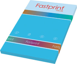 Kopieerpapier Fastprint A4 120gr azuurblauw 100vel - 10 stuks