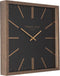 Thomas Kent - Grote vierkante wandklok Smithfield L - 60cm - Brons