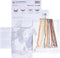 Thea Gouverneur - Borduurpakket met telpatroon - 564 - Voorgesorteerde DMC Garens - Pijlstaart Vlinder - Linnen - 21 cm x 21 cm - DIY Kit