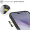 iMoshion Hoesje Geschikt voor iPhone 14 Pro Max Hoesje Shockproof - iMoshion Rugged Hybrid Carbon Case - Zwart