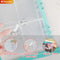 40Pcs Binder Pockets Photo Album Binder, A5 6-Holes Photo Album Binder Refill Inner for Card Storage