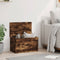 vidaXL - Opbergbox - 60x35x35 - cm - bewerkt - hout - gerookt - eikenkleurig