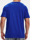 Under Armour UA BOXED SPORTSTYLE SS Heren Sportshirt - Blauw - Maat M