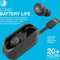 JLab Go Air Volledig Draadloze Oordopjes - Draadloze Oordopjes - Bluetooth Oordopjes - Wireless Earbuds - Draadloze Oortjes- 20 uur Speeltijd - 3 EQ Geluidsinstellingen - Bluetooth 5 - Oplaadcase met ingebouwde Oplaadkabel – Zwart