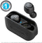 JLab Go Air Volledig Draadloze Oordopjes - Draadloze Oordopjes - Bluetooth Oordopjes - Wireless Earbuds - Draadloze Oortjes- 20 uur Speeltijd - 3 EQ Geluidsinstellingen - Bluetooth 5 - Oplaadcase met ingebouwde Oplaadkabel – Zwart