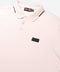 AB Lifestyle - Driekleurige Polo - Katoen met stretch - Barely Pink - Heren - Maat: XS