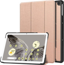 imoshion Tablet Hoes Geschikt voor Google Pixel Tablet - imoshion Trifold Bookcase - Rosé goud