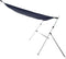 vidaXL - Schaduwdoekset - T-top - 174x205x(115-194) - cm - marineblauw